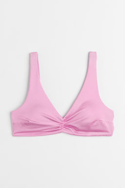 Top de bikini de anudar con relleno