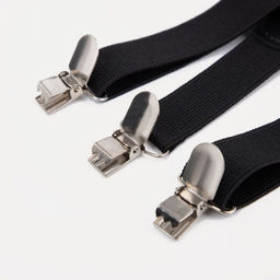 Подтяжки детские «Выбражулька», ширина 2.5 см, бабочка, чёрная