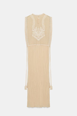 ZW COLLECTION COMBINED DRESS WITH DETACHABLE OVERLAY - Zara фото 20