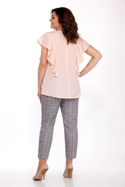 Блуза LaKona 11366 пудра  фото 4