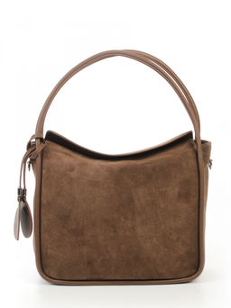 LACCOMA сумка АУ4818Ф-капучино натуральная замша хлопок