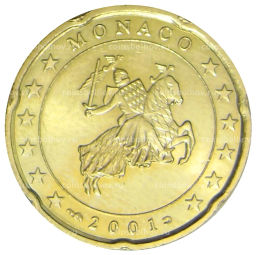 20 евроцентов 2001 года Монако