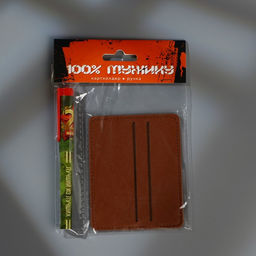 Набор 100% мужику, картхолдер и пластиковая ручка