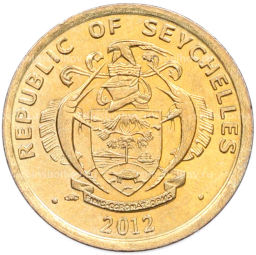 Монета 5 центов 2012 года Сейшелы
