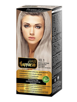 Белита-М Hair Happiness Крем-краска д/волос аммиачная №10.1 светлый пепельный блондин