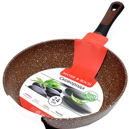 29743 Сковорода 24 см мрам.покр. съем.руч. MB (х6) - Mayer&boch фото 4