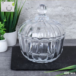 Банка для хранения 400 мл / A-0017 /уп 36/ 12х13 см