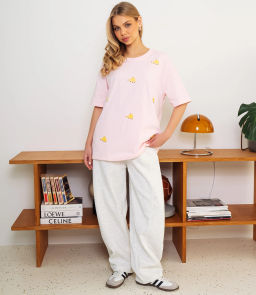 Футболка #КТ026 (2), светло-розовый - Dommod фото 4