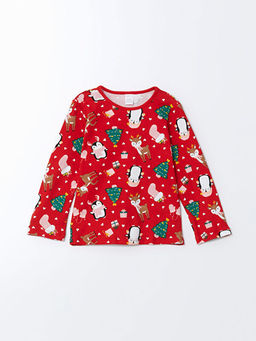 Bisiklet Yaka Y?lba?? Temal? K?z Bebek Pijama Tak?m? - Waikiki фото 2