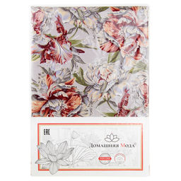 Душистый пион К Скатерть 200х145см, длина стола до 160см, на 6-8 персон, хлопок Премиум 186г/м2, Домашняя мода (Россия)  фото 5