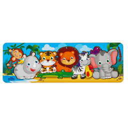 Рамка - вкладыш «Африка», 11 деталей, 30×10 см