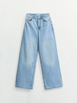 Джинсы wide leg с высокой посадкой / Zarina  фото 6