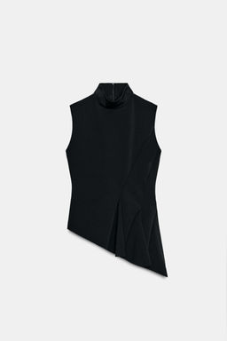 SLEEVELESS PEPLUM TOP - Zara фото 7