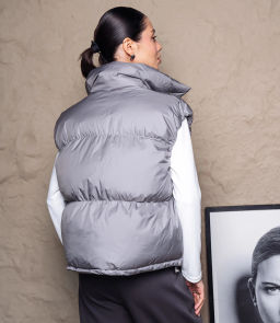 Жилет #КТ6997, серый - Dommod фото 3