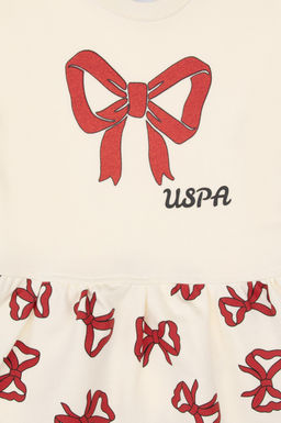 K_z _ocuk Krem _rme Elbise - U.s. polo assn фото 4