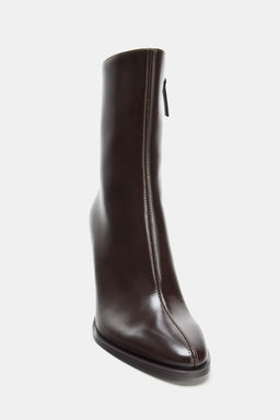 HIGH-HEEL ANKLE BOOTS - Zara фото 6