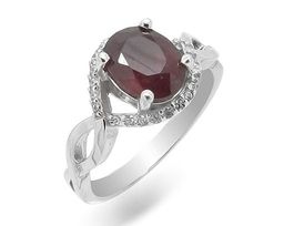 Кольцо из серебра рубин, SL-RIC32