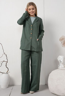 Жакет AMORI 2175 темно-зеленый  фото 3