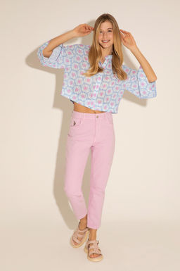 U. S. Polo Assn / Женская голубая рубашка с длинным рукавом - U.s. polo assn фото 8