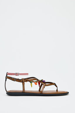 STRAPPY CHARM SANDALS - Zara фото 3