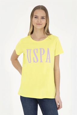 Женская фисташково-зеленая футболка с круглым вырезом - U.s. polo assn фото 2