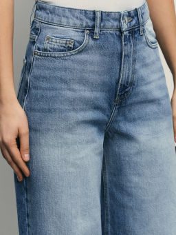 Джинсы ultra wide leg с высокой посадкой / Zarina  фото 5