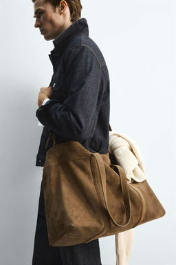 LIMITED EDITION LEATHER TOTE BAG - Zara фото 2