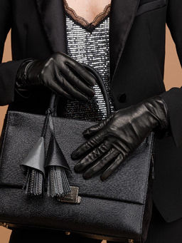 Перчатки женские 100% ш IS00700 black - Eleganzza фото 2