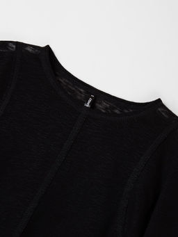 Лонгслив Slim Fit "Уголь" женский