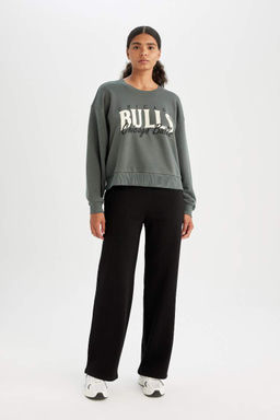 DeFactoFit Толстовка с круглым вырезом NBA Chicago Bulls  фото 2