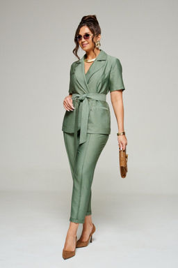 Костюм 6331 хаки, Брюки, Жакет - Beautiful and free фото 3