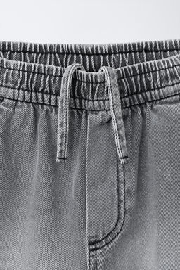 BERMUDA DENIM BAGGY CARPENTER / Gris - Zara фото 3