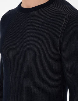 Lacivert Slim Fit Bisiklet Yaka Triko Kazak - Pierre cardin фото 7