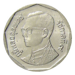Монета 5 бат 1995 года Таиланд