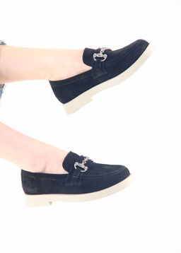 Лоферы туфли 172.1841be. черная замша