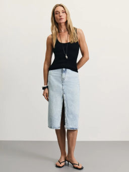 Топ в риб с содержанием вискозы / Zarina фото 2