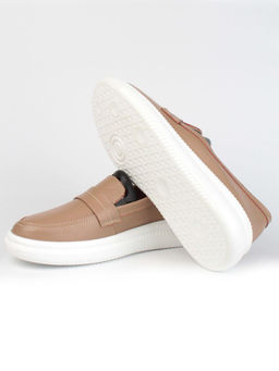 03-ZL-8501 DK. BEIGE/BROWN Полуботинки женские (натуральная кожа) - Фабричный китай фото 14