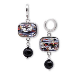 Серьги из муранского стекла