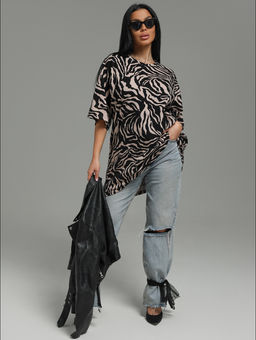 Шарм футболка женская (зебра)