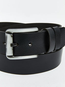 Deri G?r?n?ml? Erkek Kemer