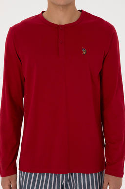 Erkek Bordo Pijama Tak_m_ - U.s. polo assn фото 6