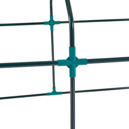 UGH-S33 L270 GREEN/GREEN Парник уличный, 270x90x90см. Металлическая труба в ПВХ, цвет зеленый. Тент из армированного полиэтилена 135г/м2, цвет сетки зеленый. TM ФитоЛето - Volpe фото 6