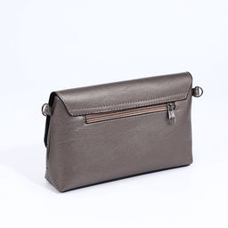 Сумка женская, кросс-боди, на магните, 24?6?14 см, бронзовая