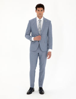 Saks Extra Slim Fit Ekose Tak_m Elbise