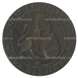 2 сентимо 1870 года Испания