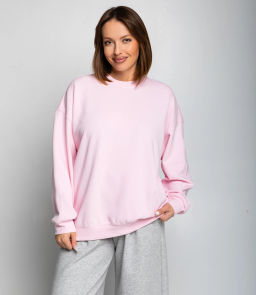 Свитшот #КТ329 (3), розовый