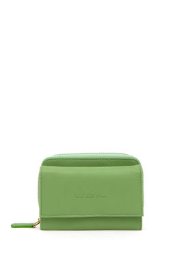 Женский зеленый кошелек