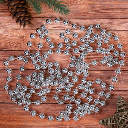 Бусы на ёлку Шары, длина 2.7 м, d=12 мм, МИКС - Зимнее волшебство фото 2