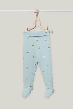 Crockid _ К 400220/голубая дымка,маленькие кораблики ползунки яс