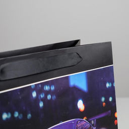 Пакет подарочный ламинированный квадратный, упаковка, Stay Fast, 30 х 30 х 12 см